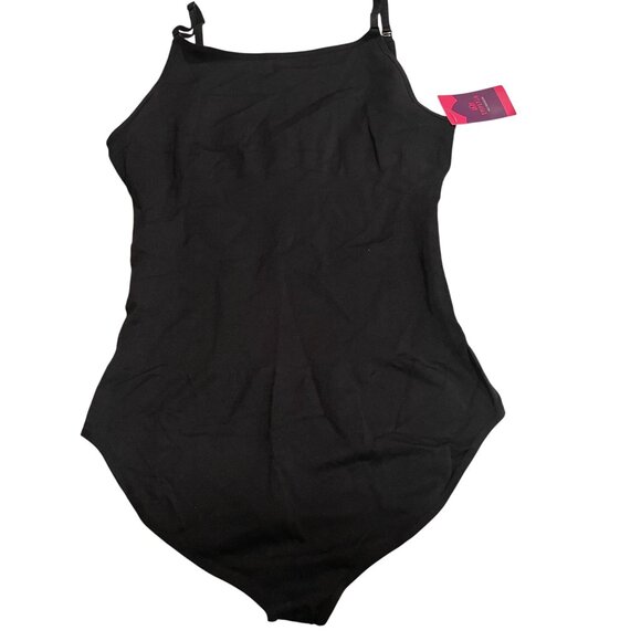 Shapermint Empetua Open Bust Brief Bodysuit Shapewear Black Sz 3XL 73003 - Picture 2 of 6